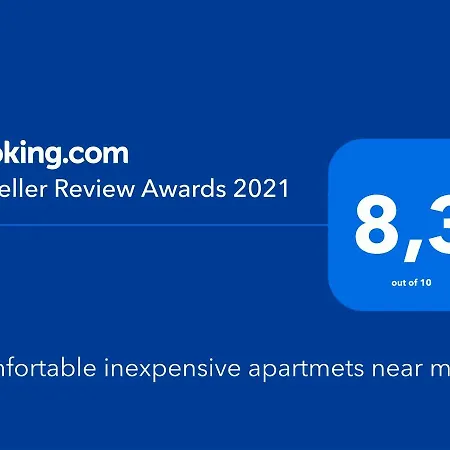 Comfortable Inexpensive Apartmets Near Metro * Athene
